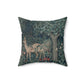 Faux Suede Cushion inspired by William Morris - Greenery Collection (Dear)