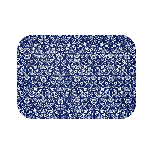 Microfibre Bath Mat inspired by William Morris - Eyebright Collection