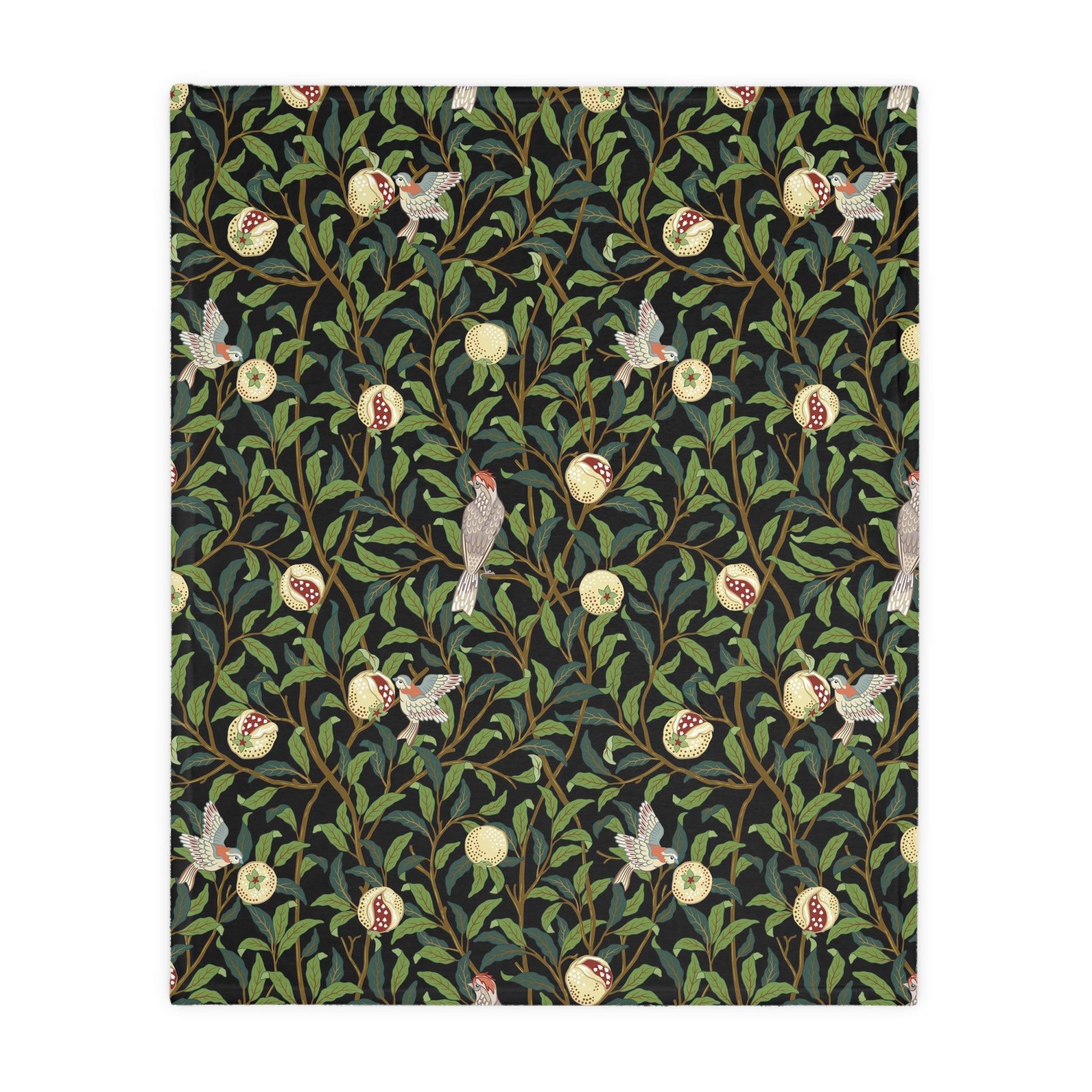 william-morris-co-luxury-velveteen-minky-blanket-two-sided-print-bird-and-pomegranate-collection-tiffany-blue-onyx-15