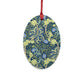 Wooden Christmas Ornaments inspired by William Morris -