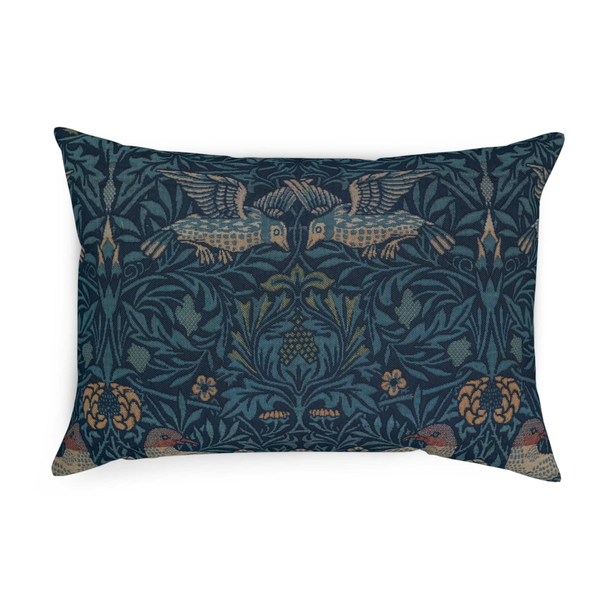 william-morris-cushion-and-cushion-cover-blue-bird-tapestry-collection-13