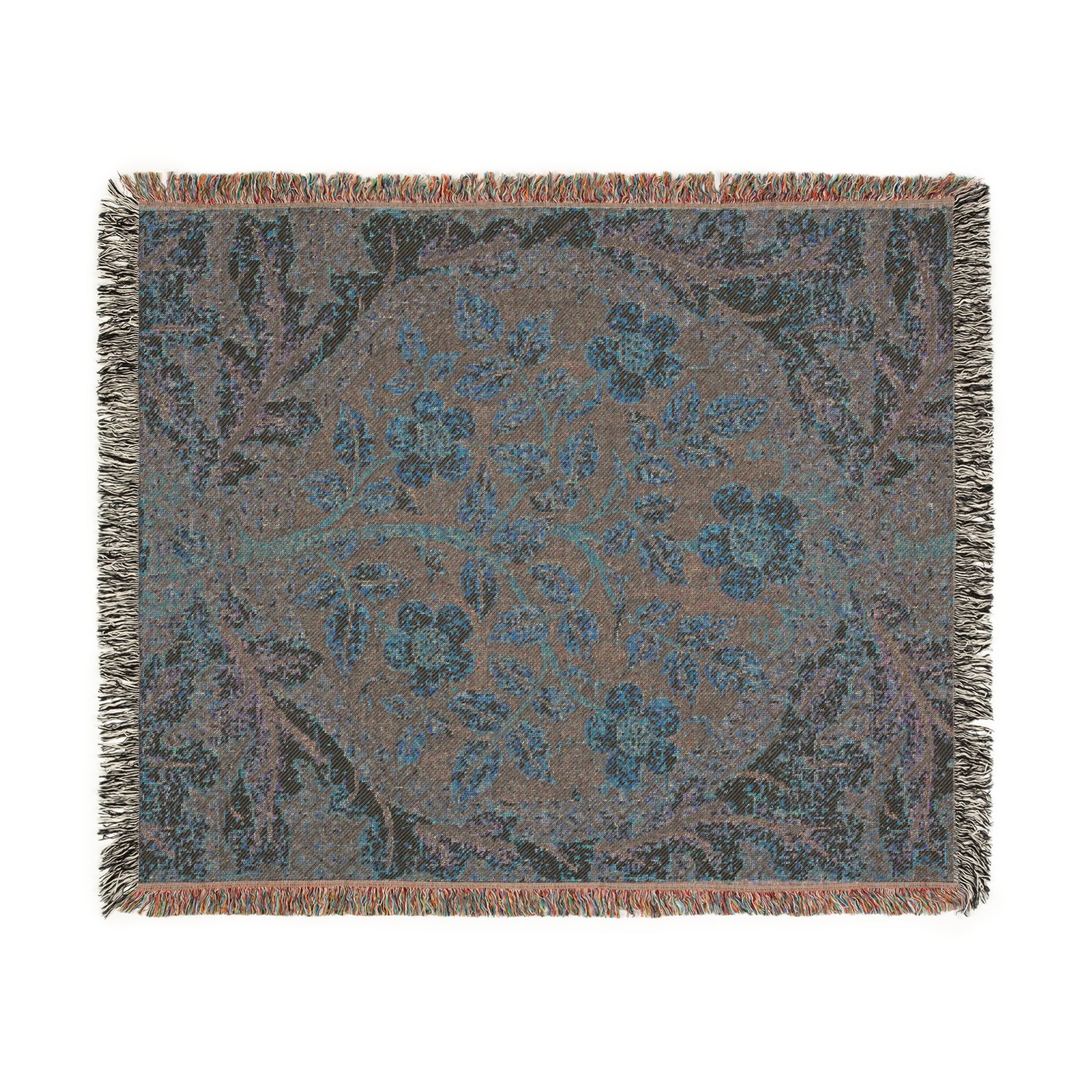 woven-cotton-blanket-william-morris-rose-wreath-collection-6