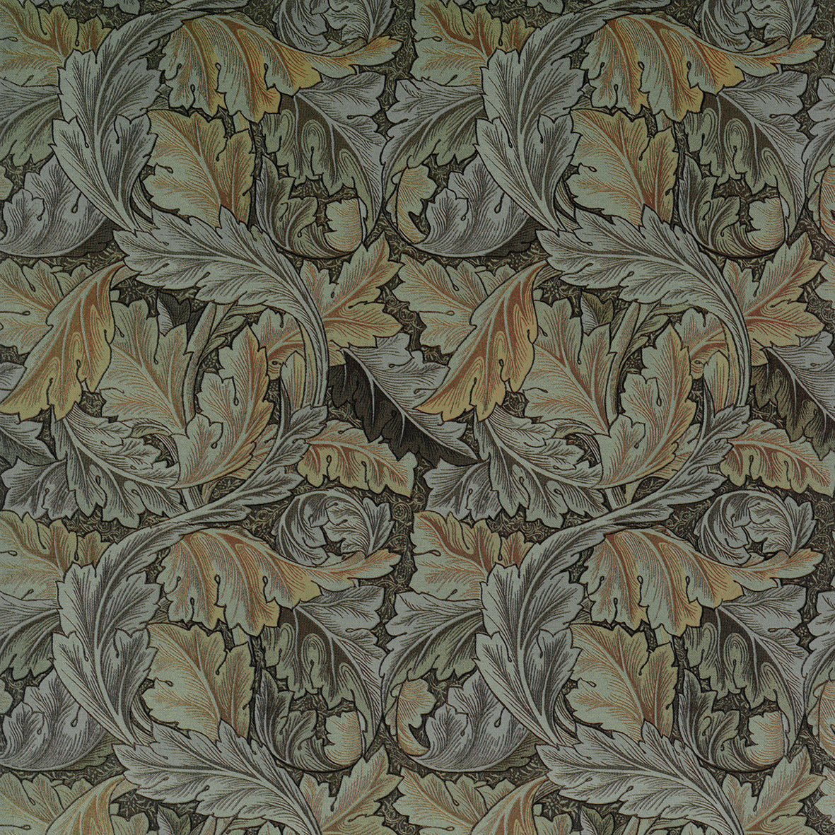 william-morris-co-spun-poly-cushion-cover-acanthus-collection-grey-29
