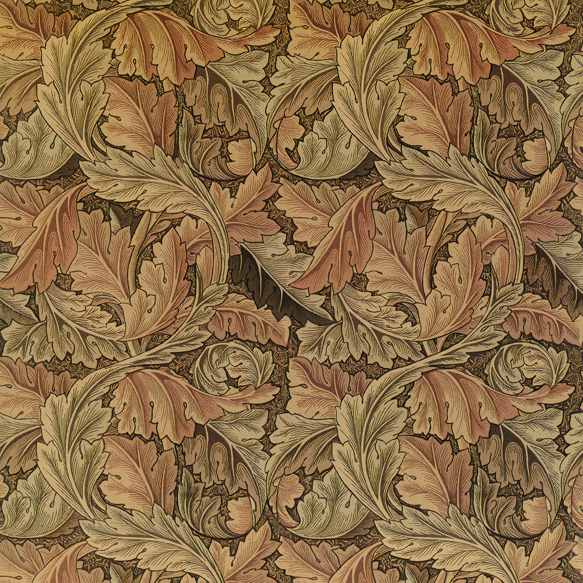 william-morris-co-face-cloth-acanthus-collection-brown-5