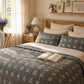 Cotton Duvet Cover inspired by William Morris - Pimpernel Collection (Lavender)