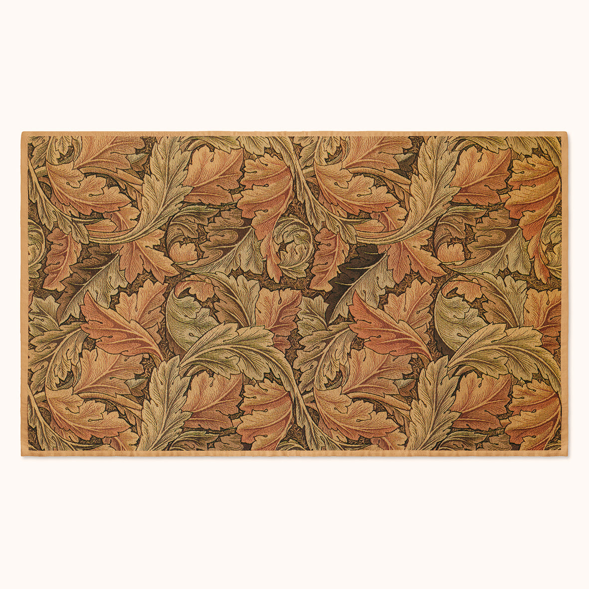 william-morris-co-luxury-polycotton-towel-acanthus-collection-brown-3