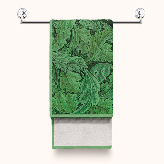 william-morris-co-luxury-polycotton-towel-acanthus-collection-green-1