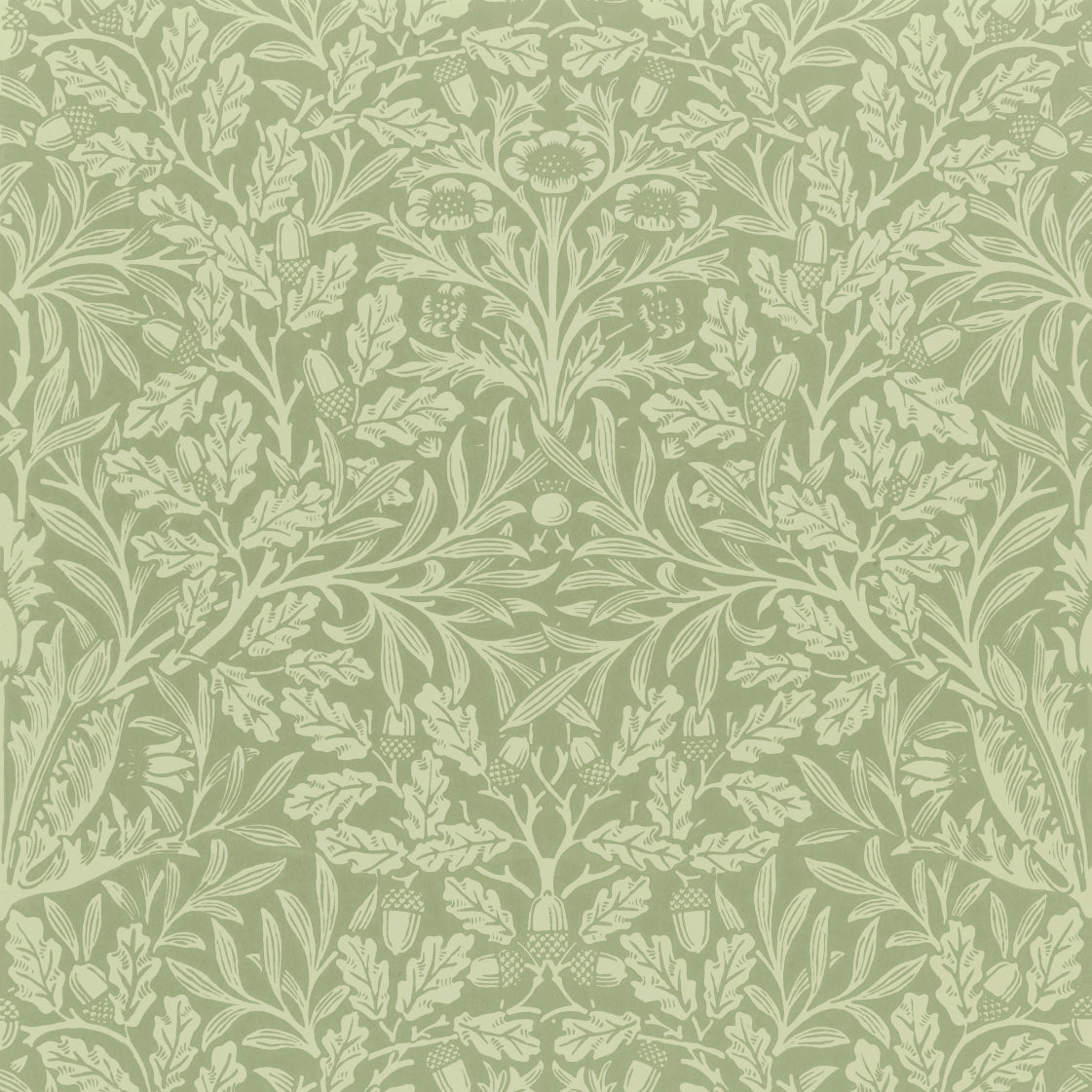 velvet-blanket-william-morris-acorns-and-oak-leaves-green-2