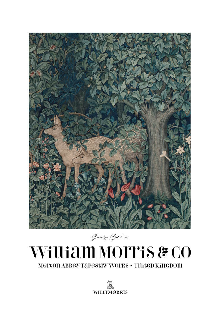 Monthly Tea Towel + Digital Art Print Subscription by William Morris - The Living Beautifully Club