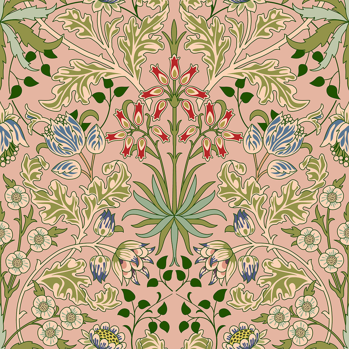 william-morris-co-table-runner-hyacinth-collection-blossom-2