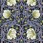 Blackout Window Curtain inspired by William Morris (1 Piece) - Pimpernel Collection (Lavender)
