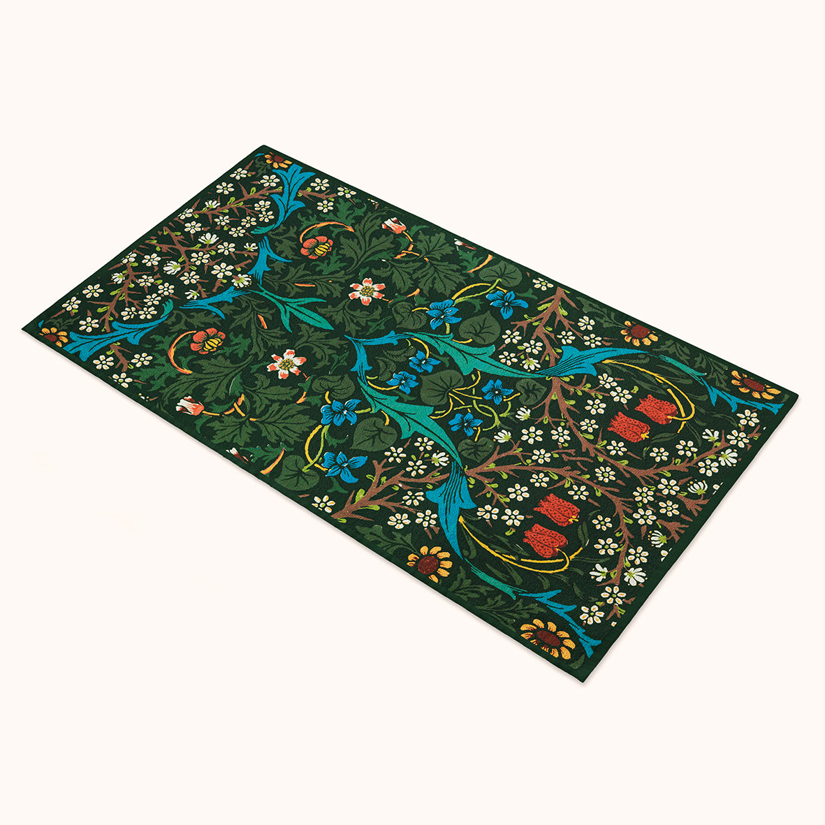 Luxury Polycotton Towel inspired by William Morris - Tulip Collection