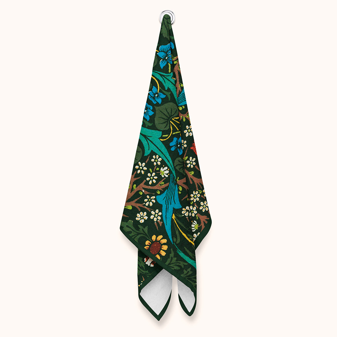 Luxury Polycotton Towel inspired by William Morris - Tulip Collection