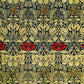 Ceramic Christmas Ornaments inspired by William Morris - Tulip & Rose Collection - Double Sided Print: 1pc, 3pcs, 5pcs, 10pcs