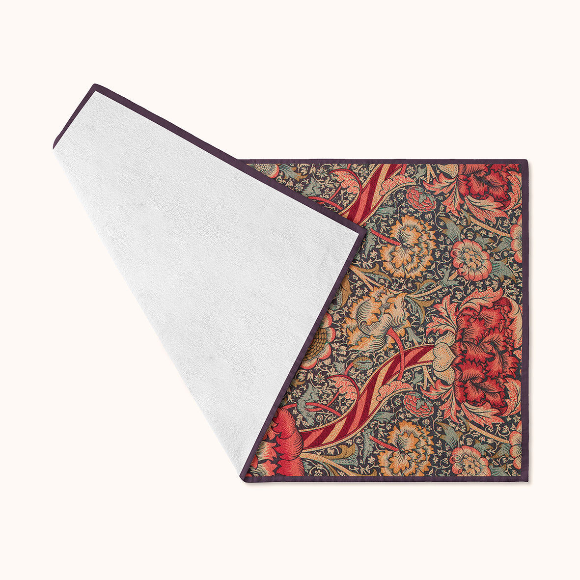 william-morris-co-luxury-polycotton-towel-wandle-collection-red-4