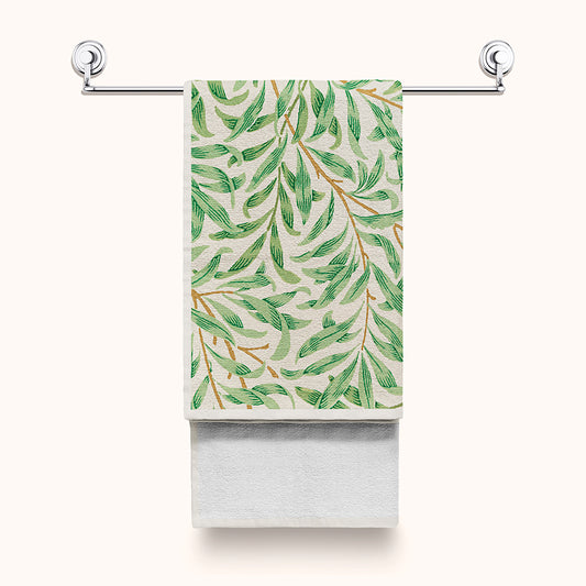 William Morris & Co Luxury Polycotton Towel - Willow Collection