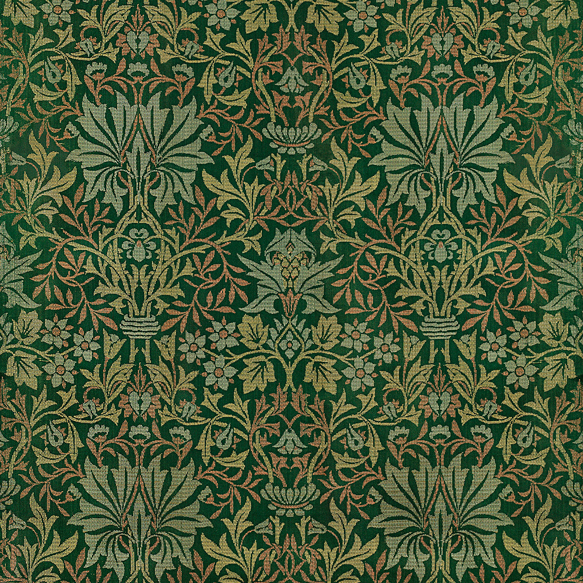 william-morris-co-woven-cotton-blanket-with-fringe-flower-garden-collection-2