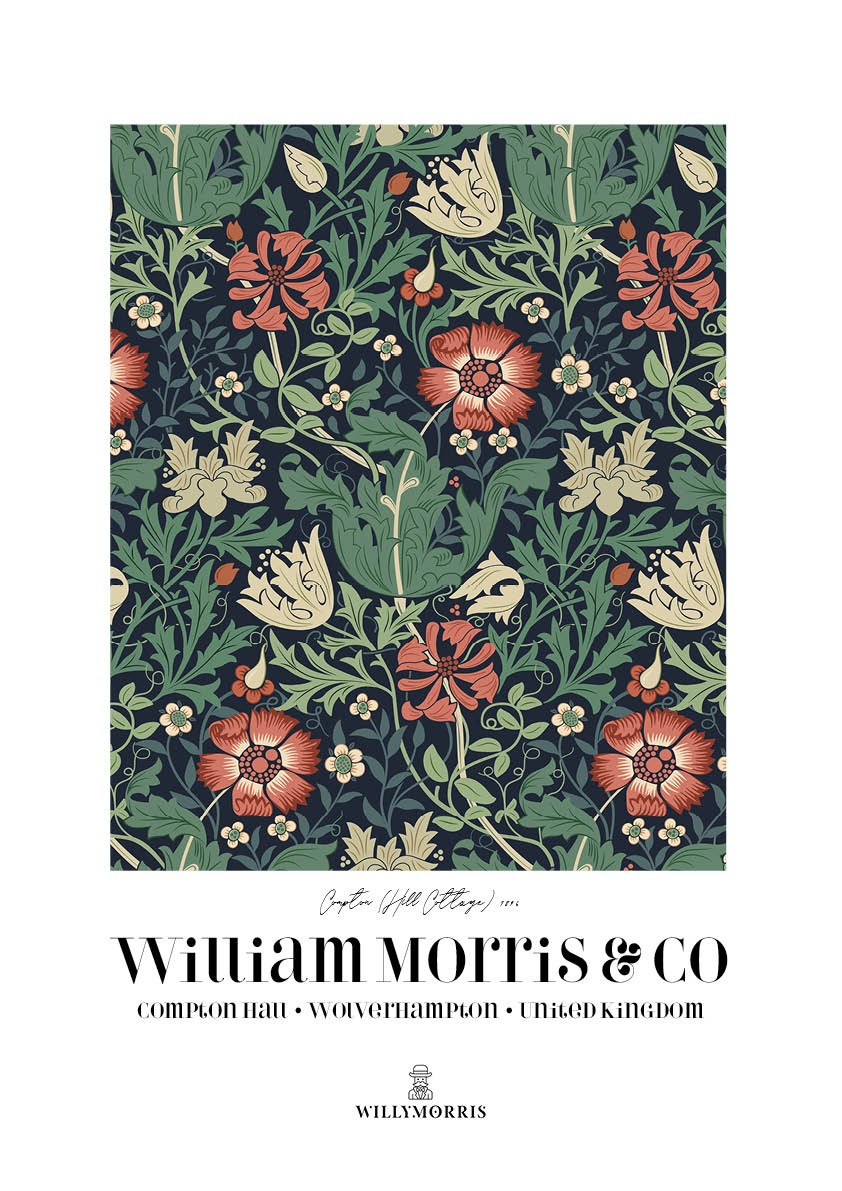 Monthly Tea Towel + Digital Art Print Subscription by William Morris - The Living Beautifully Club