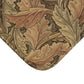 Close-up of a decorative mat with intricate leaf pattern