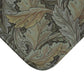 Microfibre bath mat with a gray Acanthus pattern inspired by William Morris.