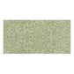 A rectangular bath towel featuring a classic botanical and floral pattern in sage green and light olive green, shown against a plain white background.