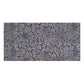 A rectangular bath towel featuring a classic William Morris-style floral and botanical pattern in navy blue and warm beige, shown flat against a white background.