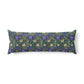 Body Pillow inspired by William Morris & Co in a blue and green floral pattern called Compton Collection (Bluebell Cottage)