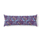 Decorative pillow with floral pattern on a white background