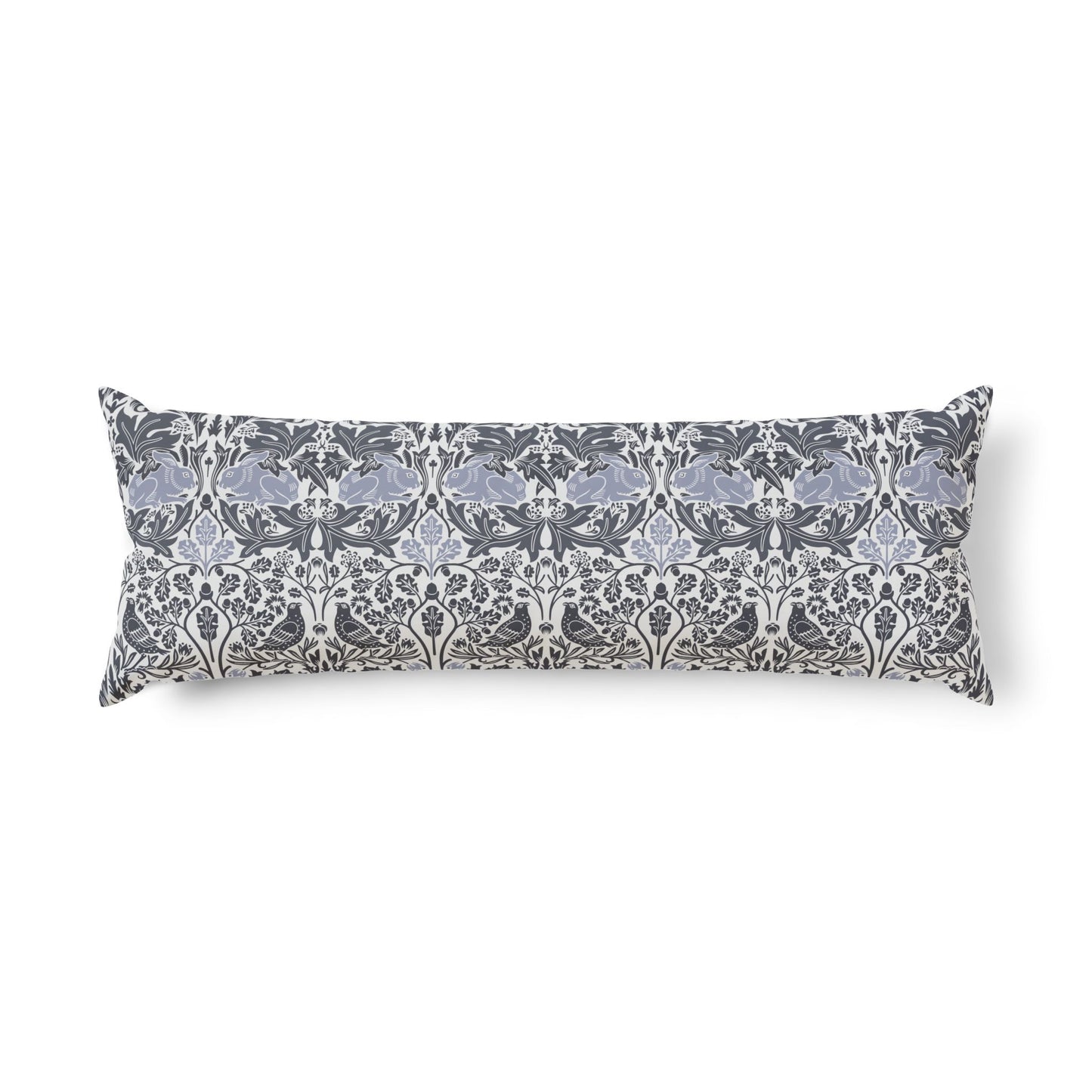 White body pillow on a white background