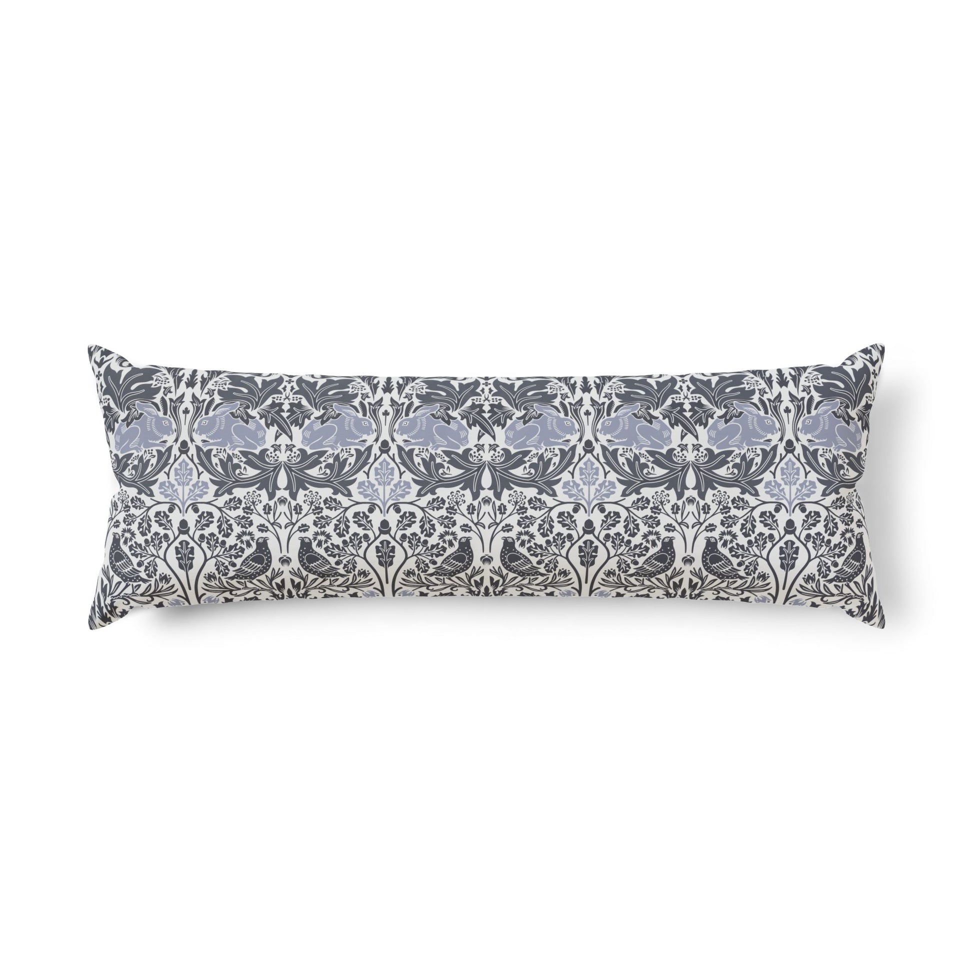 White body pillow on a white background