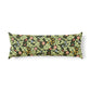Decorative pillow with floral pattern on a white background