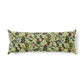 Decorative pillow with floral pattern on a white background