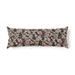 Decorative pillow with floral pattern on a white background