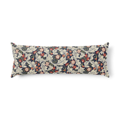 Decorative pillow with floral pattern on a white background