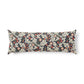 Decorative pillow with floral pattern on a white background