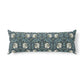 Decorative pillow with floral pattern on a white background