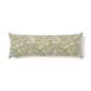 Decorative pillow with floral pattern on a white background
