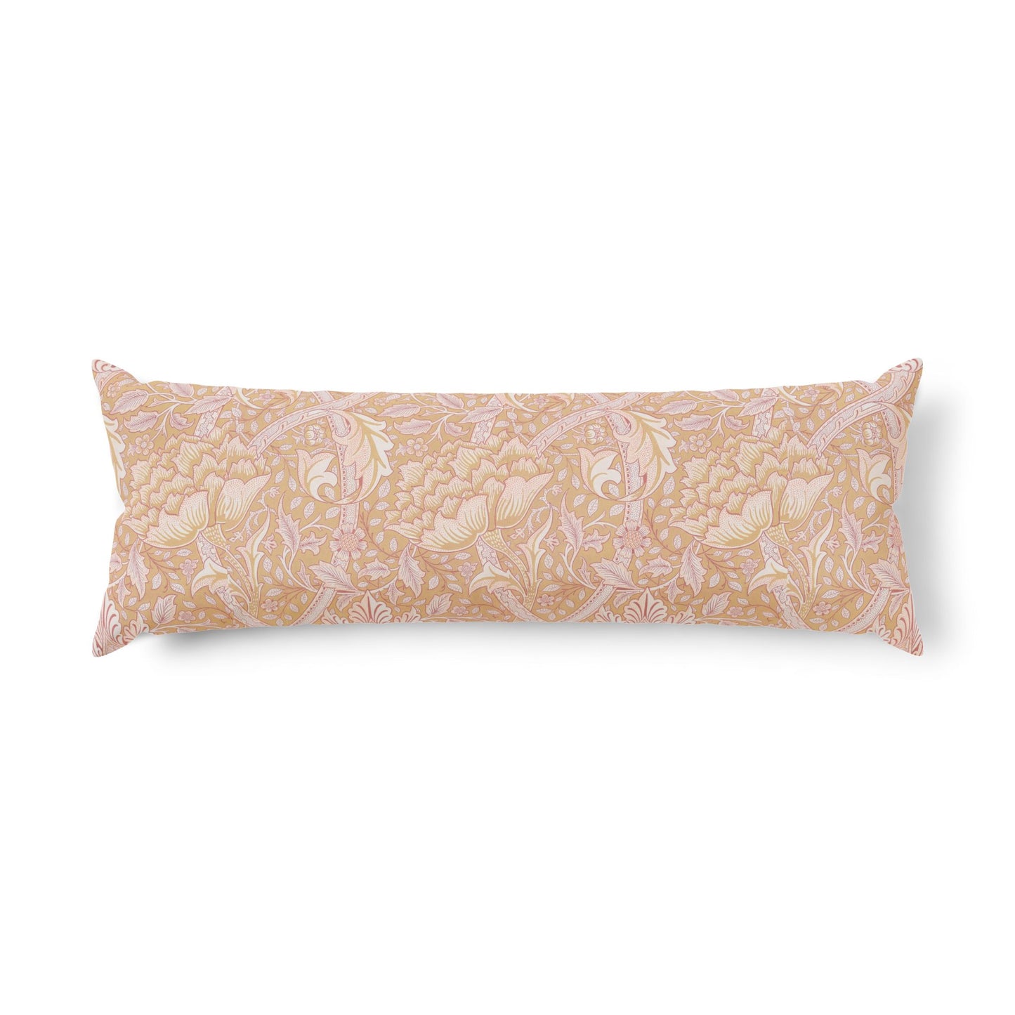 White body pillow on a white background