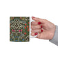 Ceramic Mug designed by William Morris & Co in a green, white and pink floral pattern called Blackthorn Collection