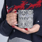 Ceramic Mug designed by William Morris & Co in a grey and white floral pattern called Brer Rabbit Collection (Grey)