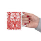 Ceramic Mug inspired by William Morris - Brer Rabbit Collection (Red)