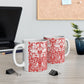Ceramic Mug inspired by William Morris - Brer Rabbit Collection (Red)