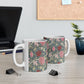 A ceramic mug with a floral pattern inspired by William Morris - Cray Collection.