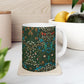 Ceramic Mug inspired by William Morris - Tulip Collection (Red)