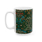 Ceramic Mug inspired by William Morris - Tulip Collection (Red)