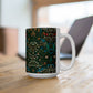 Ceramic Mug inspired by William Morris - Tulip Collection (Red)