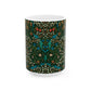 Ceramic Mug inspired by William Morris - Tulip Collection (Red)