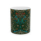 Ceramic Mug inspired by William Morris - Tulip Collection (Red)