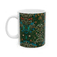 Ceramic Mug inspired by William Morris - Tulip Collection (Red)