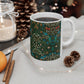 Ceramic Mug inspired by William Morris - Tulip Collection (Red)